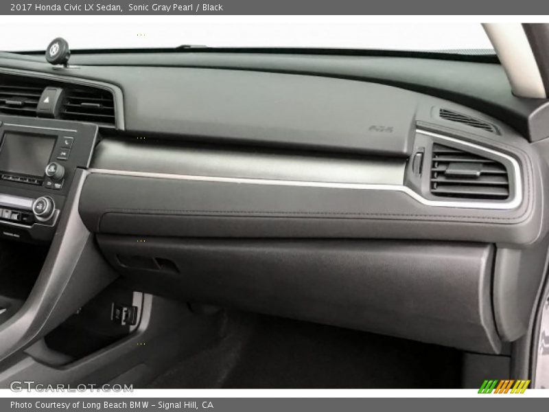 Sonic Gray Pearl / Black 2017 Honda Civic LX Sedan