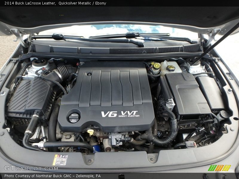 Quicksilver Metallic / Ebony 2014 Buick LaCrosse Leather