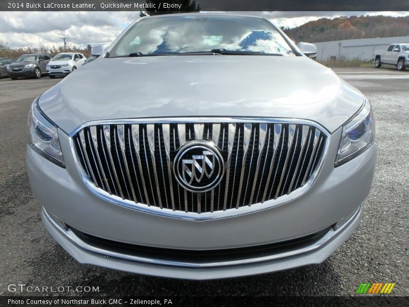 Quicksilver Metallic / Ebony 2014 Buick LaCrosse Leather