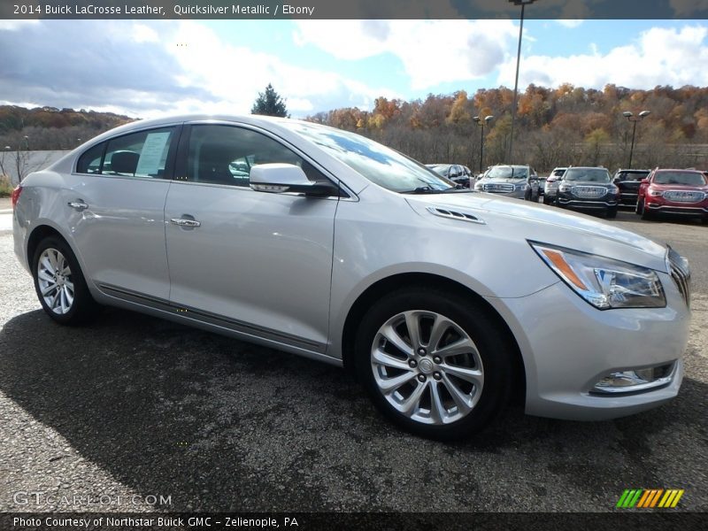 Quicksilver Metallic / Ebony 2014 Buick LaCrosse Leather
