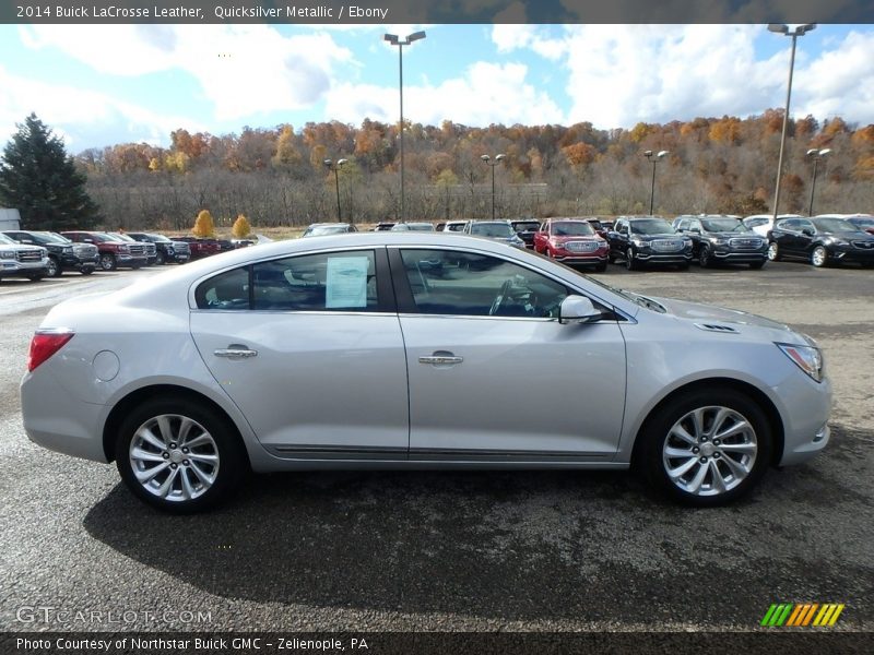 Quicksilver Metallic / Ebony 2014 Buick LaCrosse Leather