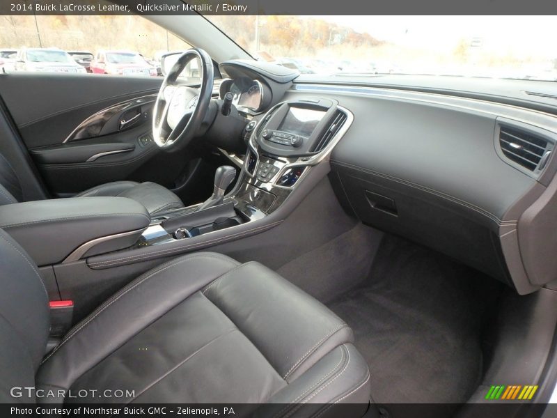 Quicksilver Metallic / Ebony 2014 Buick LaCrosse Leather