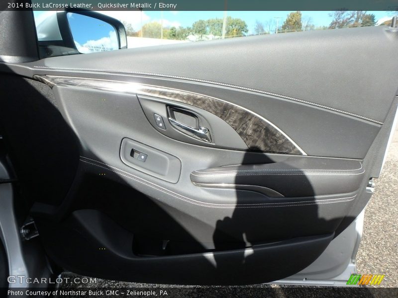 Quicksilver Metallic / Ebony 2014 Buick LaCrosse Leather