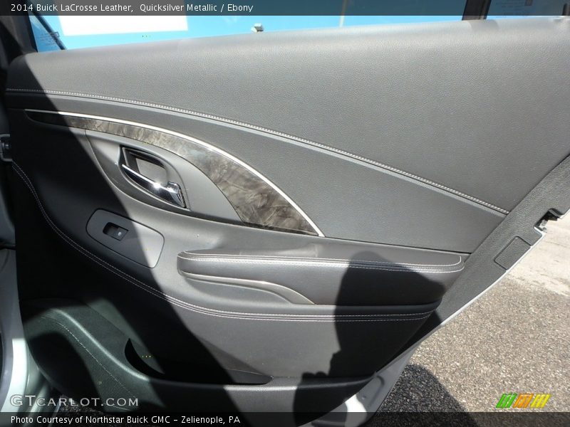 Quicksilver Metallic / Ebony 2014 Buick LaCrosse Leather