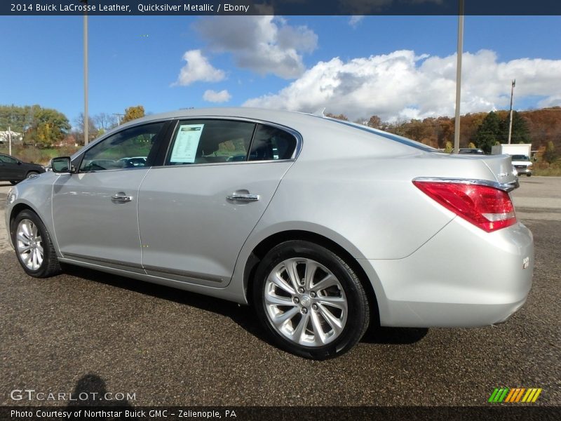 Quicksilver Metallic / Ebony 2014 Buick LaCrosse Leather