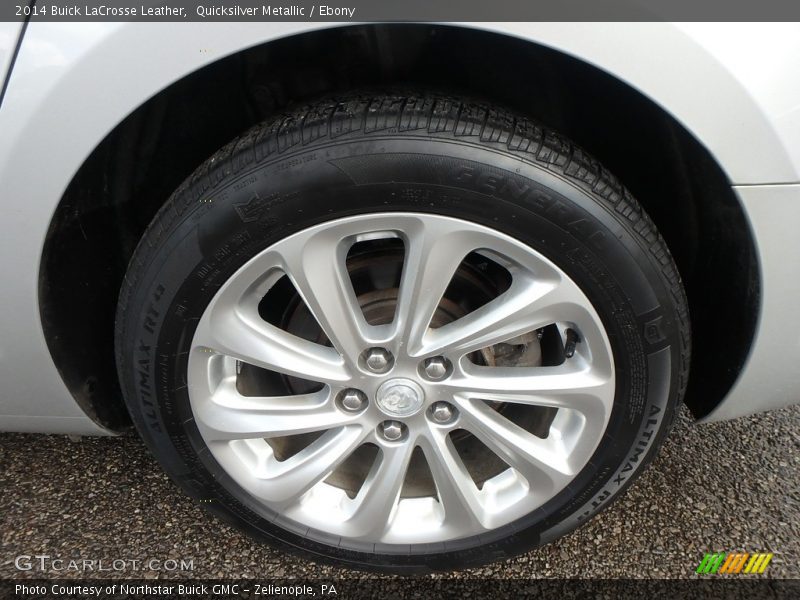 Quicksilver Metallic / Ebony 2014 Buick LaCrosse Leather