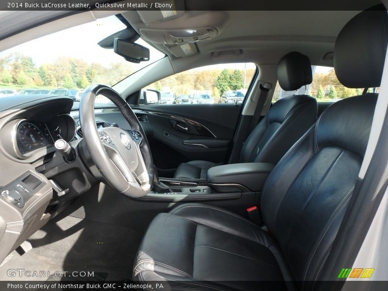 Quicksilver Metallic / Ebony 2014 Buick LaCrosse Leather