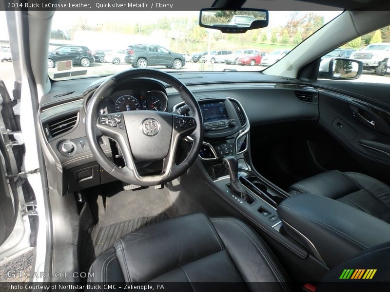Quicksilver Metallic / Ebony 2014 Buick LaCrosse Leather