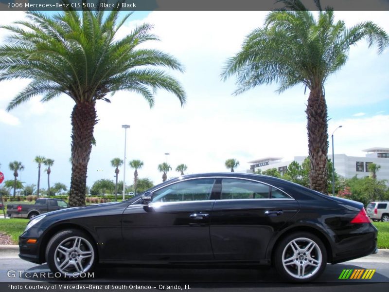 Black / Black 2006 Mercedes-Benz CLS 500