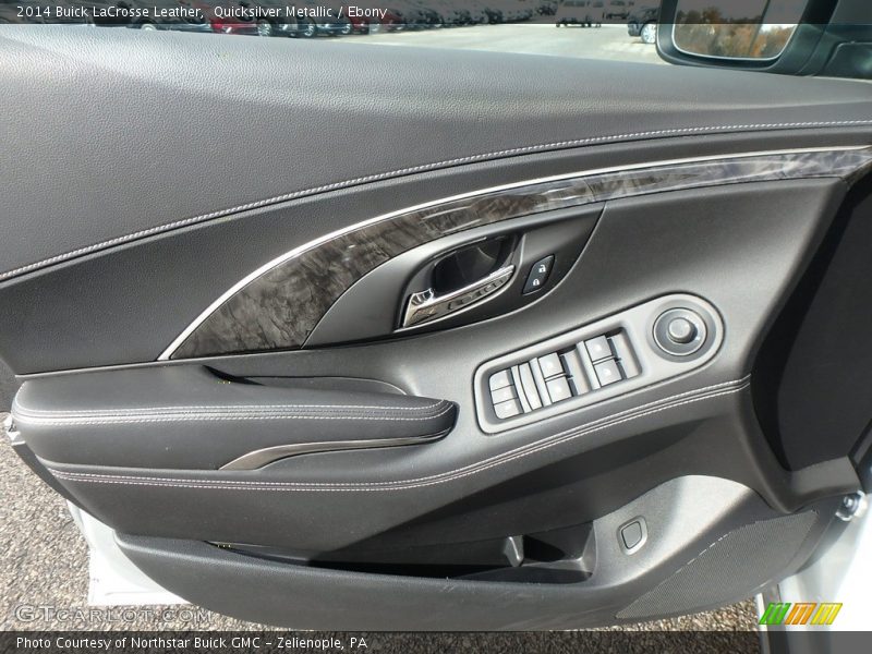 Quicksilver Metallic / Ebony 2014 Buick LaCrosse Leather