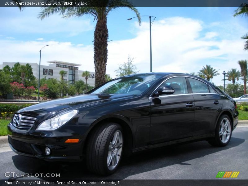 Black / Black 2006 Mercedes-Benz CLS 500