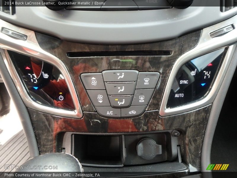 Quicksilver Metallic / Ebony 2014 Buick LaCrosse Leather