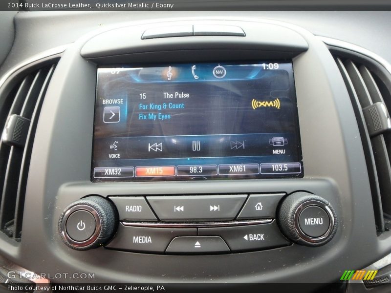 Quicksilver Metallic / Ebony 2014 Buick LaCrosse Leather