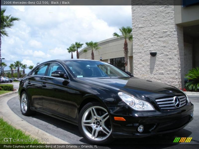 Black / Black 2006 Mercedes-Benz CLS 500