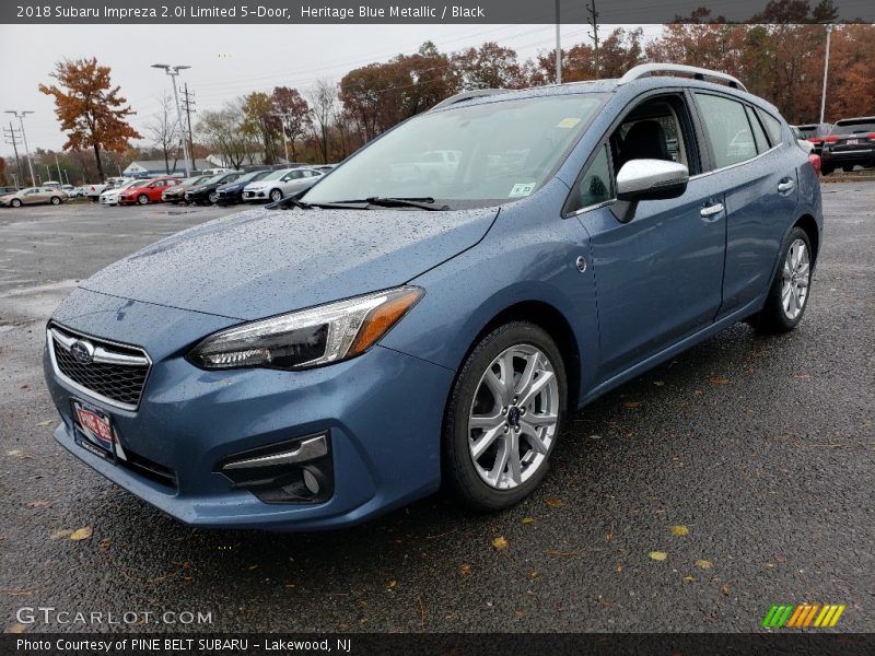 Heritage Blue Metallic / Black 2018 Subaru Impreza 2.0i Limited 5-Door