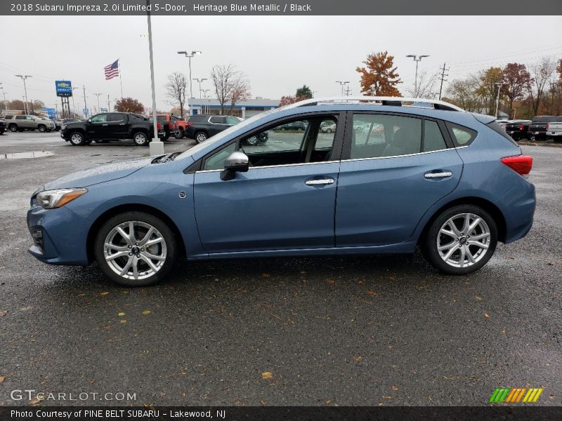 Heritage Blue Metallic / Black 2018 Subaru Impreza 2.0i Limited 5-Door