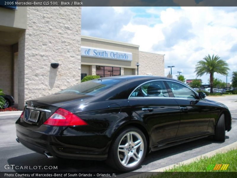 Black / Black 2006 Mercedes-Benz CLS 500