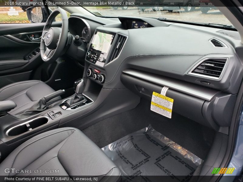 Heritage Blue Metallic / Black 2018 Subaru Impreza 2.0i Limited 5-Door