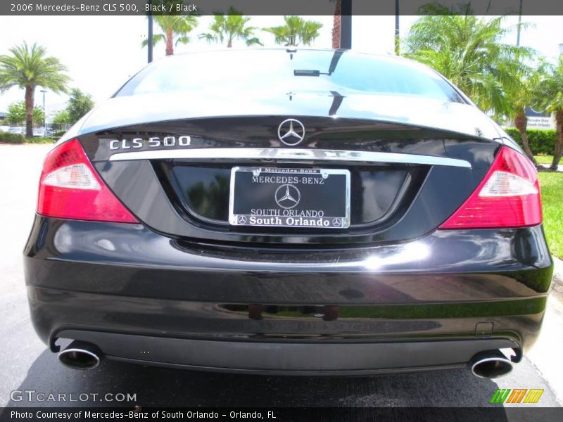Black / Black 2006 Mercedes-Benz CLS 500