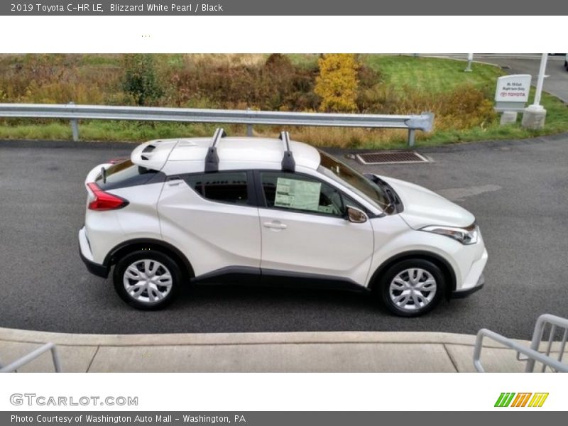 Blizzard White Pearl / Black 2019 Toyota C-HR LE