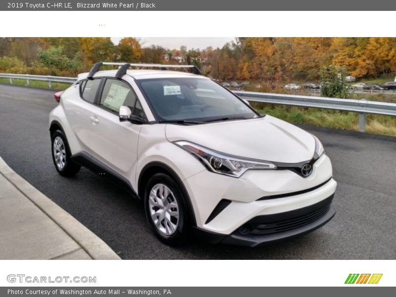 Blizzard White Pearl / Black 2019 Toyota C-HR LE