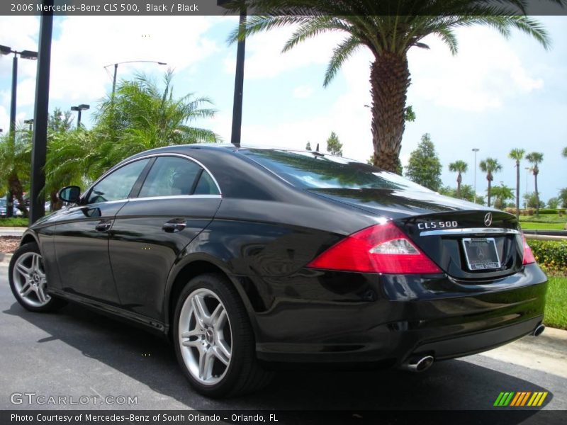 Black / Black 2006 Mercedes-Benz CLS 500
