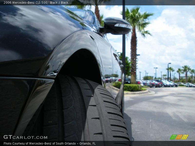 Black / Black 2006 Mercedes-Benz CLS 500