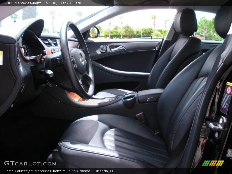 Black / Black 2006 Mercedes-Benz CLS 500