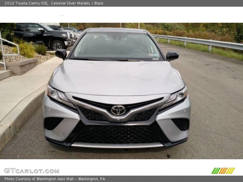 Celestial Silver Metallic / Black 2019 Toyota Camry XSE