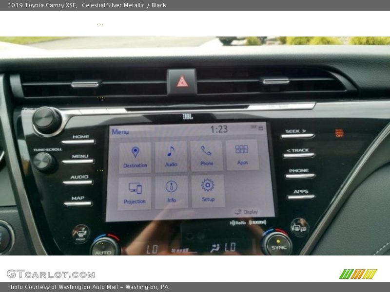 Celestial Silver Metallic / Black 2019 Toyota Camry XSE