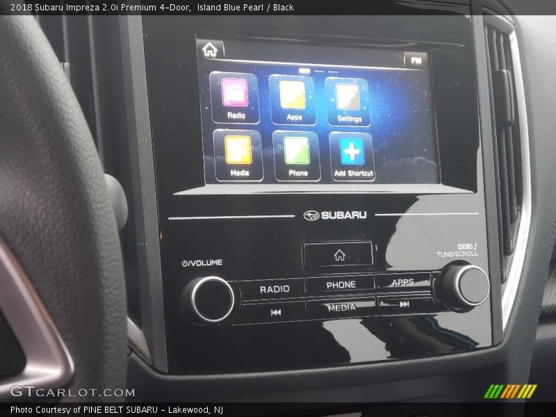 Island Blue Pearl / Black 2018 Subaru Impreza 2.0i Premium 4-Door