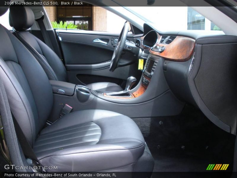 Black / Black 2006 Mercedes-Benz CLS 500
