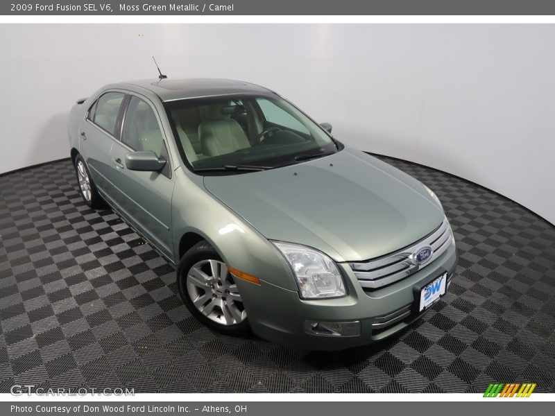 Moss Green Metallic / Camel 2009 Ford Fusion SEL V6