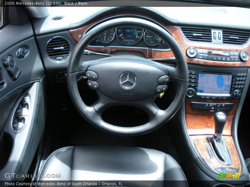 Black / Black 2006 Mercedes-Benz CLS 500