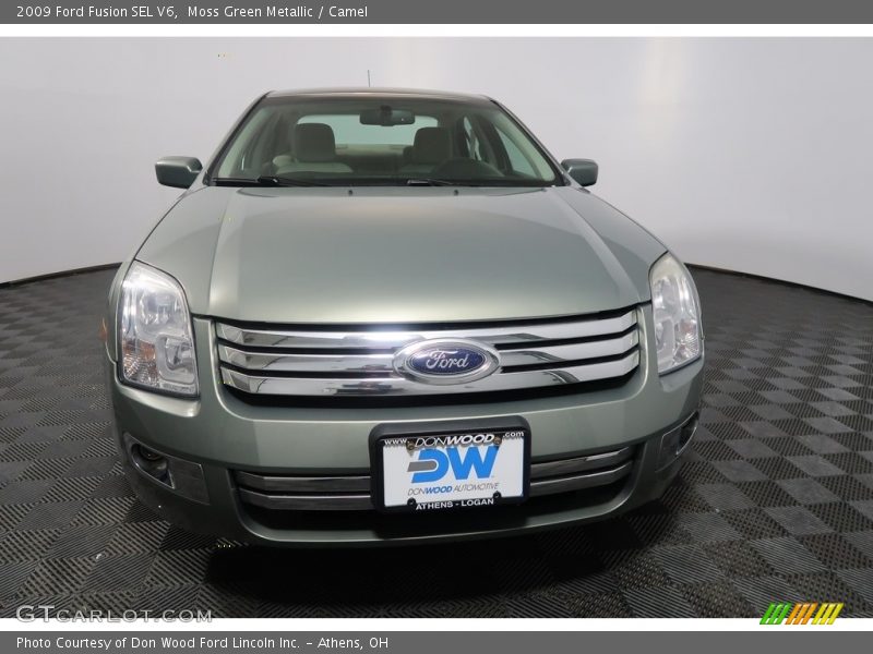 Moss Green Metallic / Camel 2009 Ford Fusion SEL V6