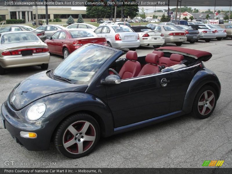 Dark Flint Metallic / Bordeaux Red 2005 Volkswagen New Beetle Dark Flint Edition Convertible