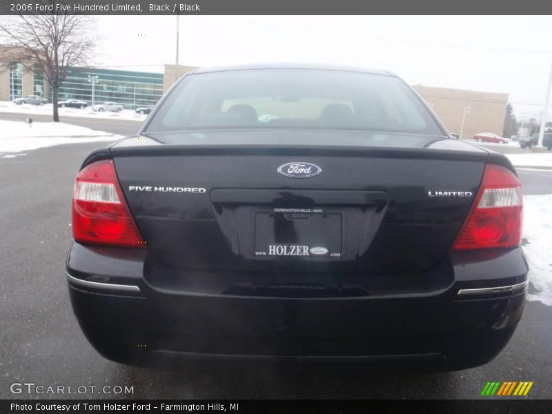 Black / Black 2006 Ford Five Hundred Limited