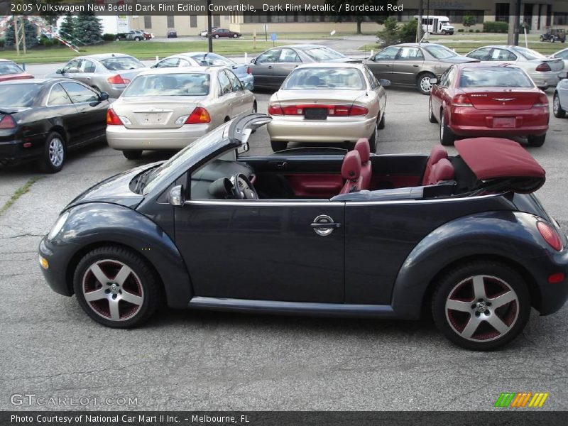 Dark Flint Metallic / Bordeaux Red 2005 Volkswagen New Beetle Dark Flint Edition Convertible