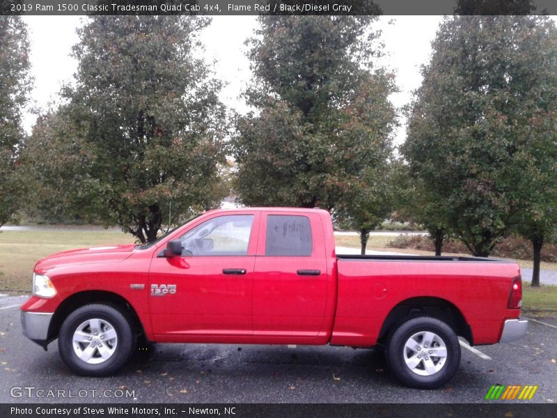 Flame Red / Black/Diesel Gray 2019 Ram 1500 Classic Tradesman Quad Cab 4x4