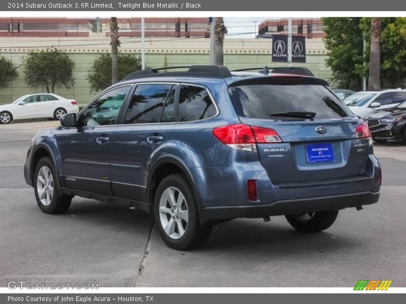 Twilight Blue Metallic / Black 2014 Subaru Outback 3.6R Limited