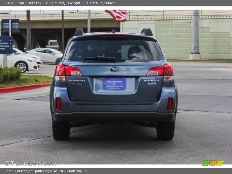 Twilight Blue Metallic / Black 2014 Subaru Outback 3.6R Limited