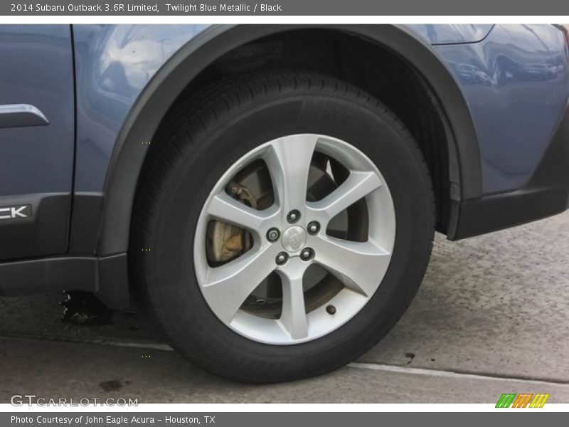 Twilight Blue Metallic / Black 2014 Subaru Outback 3.6R Limited