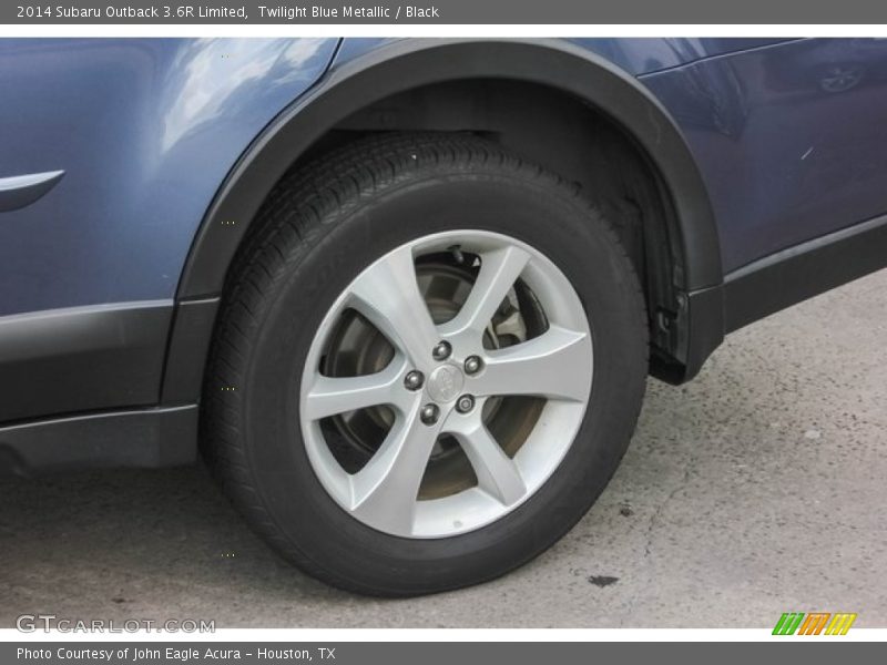 Twilight Blue Metallic / Black 2014 Subaru Outback 3.6R Limited