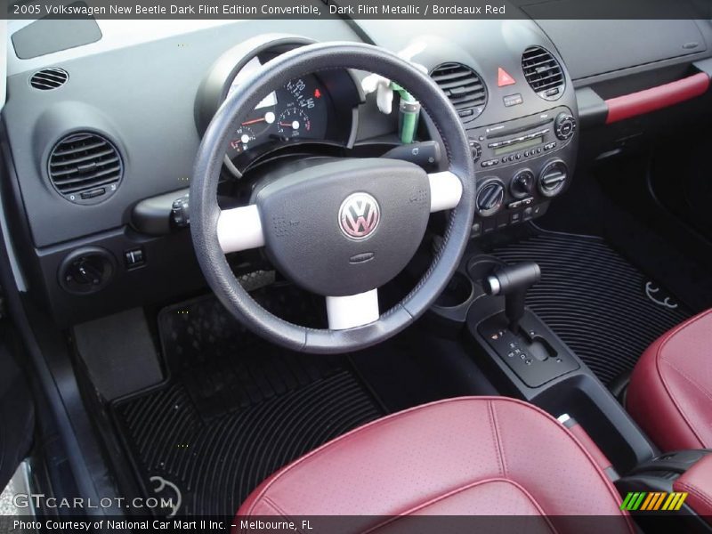 Dark Flint Metallic / Bordeaux Red 2005 Volkswagen New Beetle Dark Flint Edition Convertible