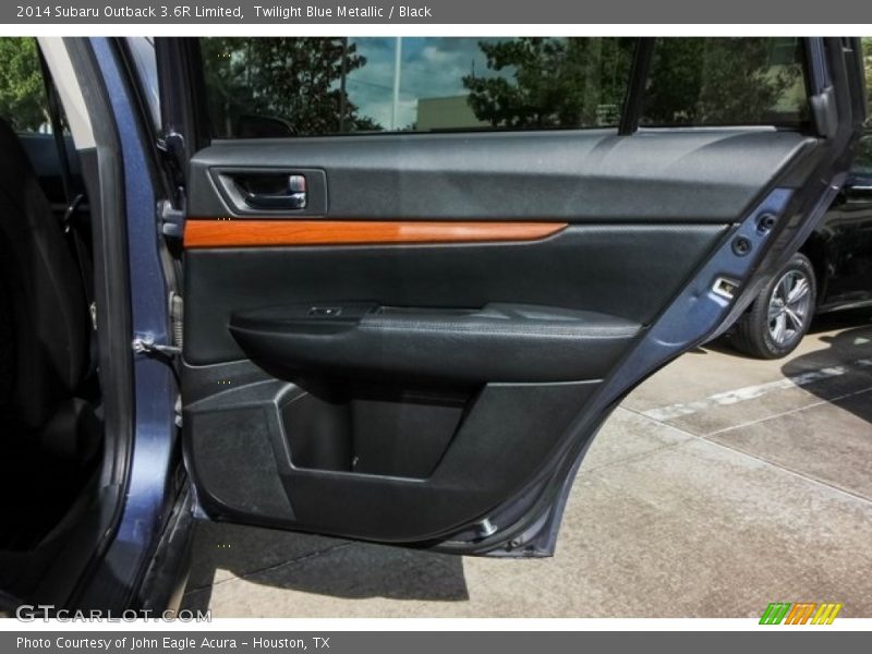 Twilight Blue Metallic / Black 2014 Subaru Outback 3.6R Limited