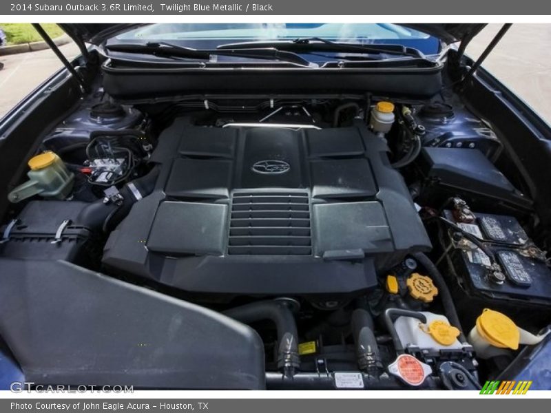 Twilight Blue Metallic / Black 2014 Subaru Outback 3.6R Limited