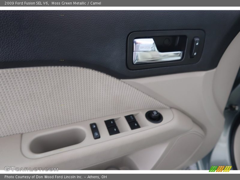 Moss Green Metallic / Camel 2009 Ford Fusion SEL V6