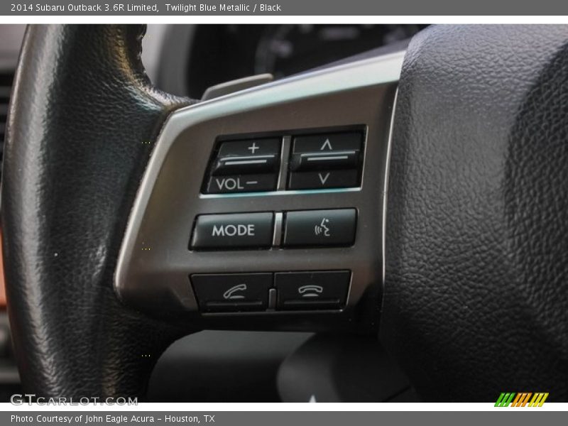 Twilight Blue Metallic / Black 2014 Subaru Outback 3.6R Limited