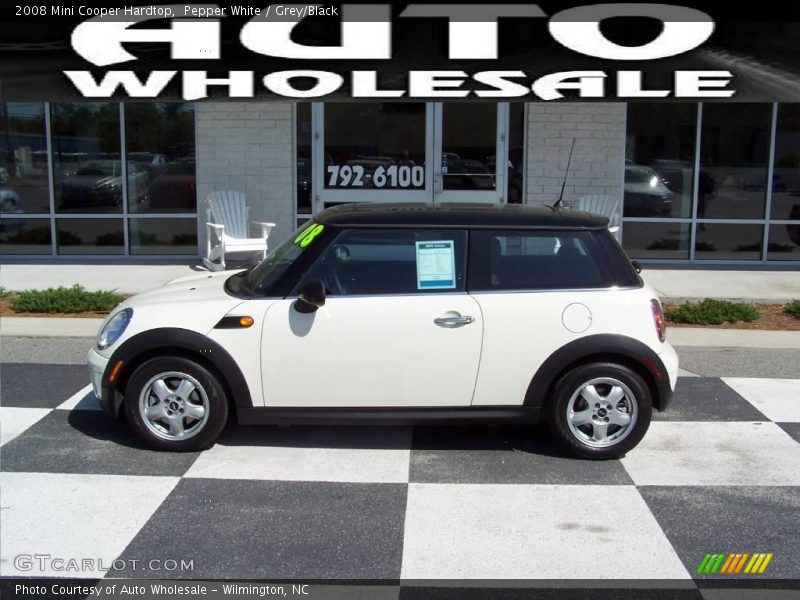 Pepper White / Grey/Black 2008 Mini Cooper Hardtop