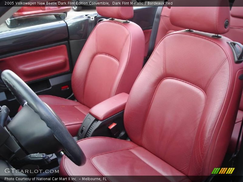 Dark Flint Metallic / Bordeaux Red 2005 Volkswagen New Beetle Dark Flint Edition Convertible